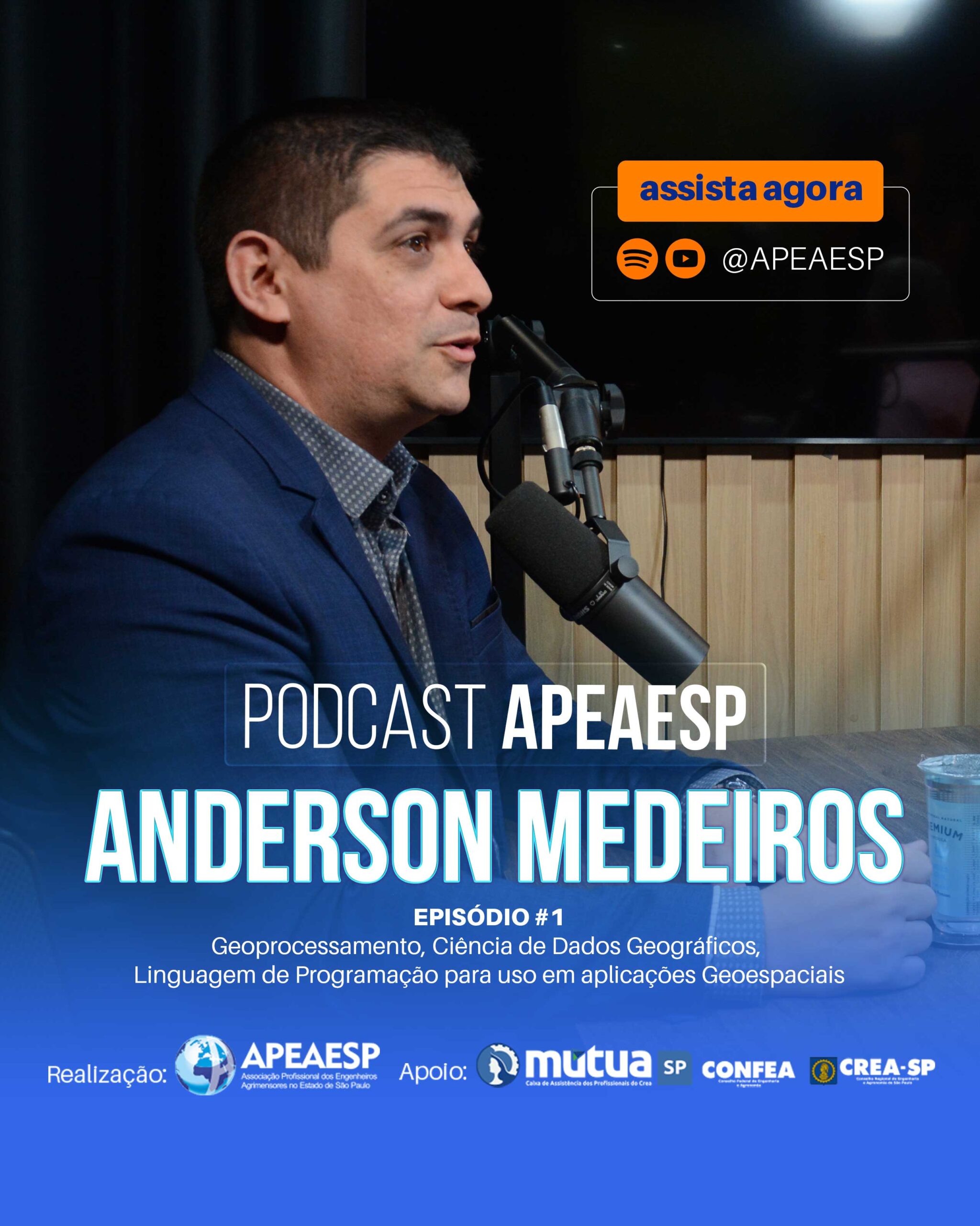 Divulgação do episódio 1, com Anderson Medeiros
