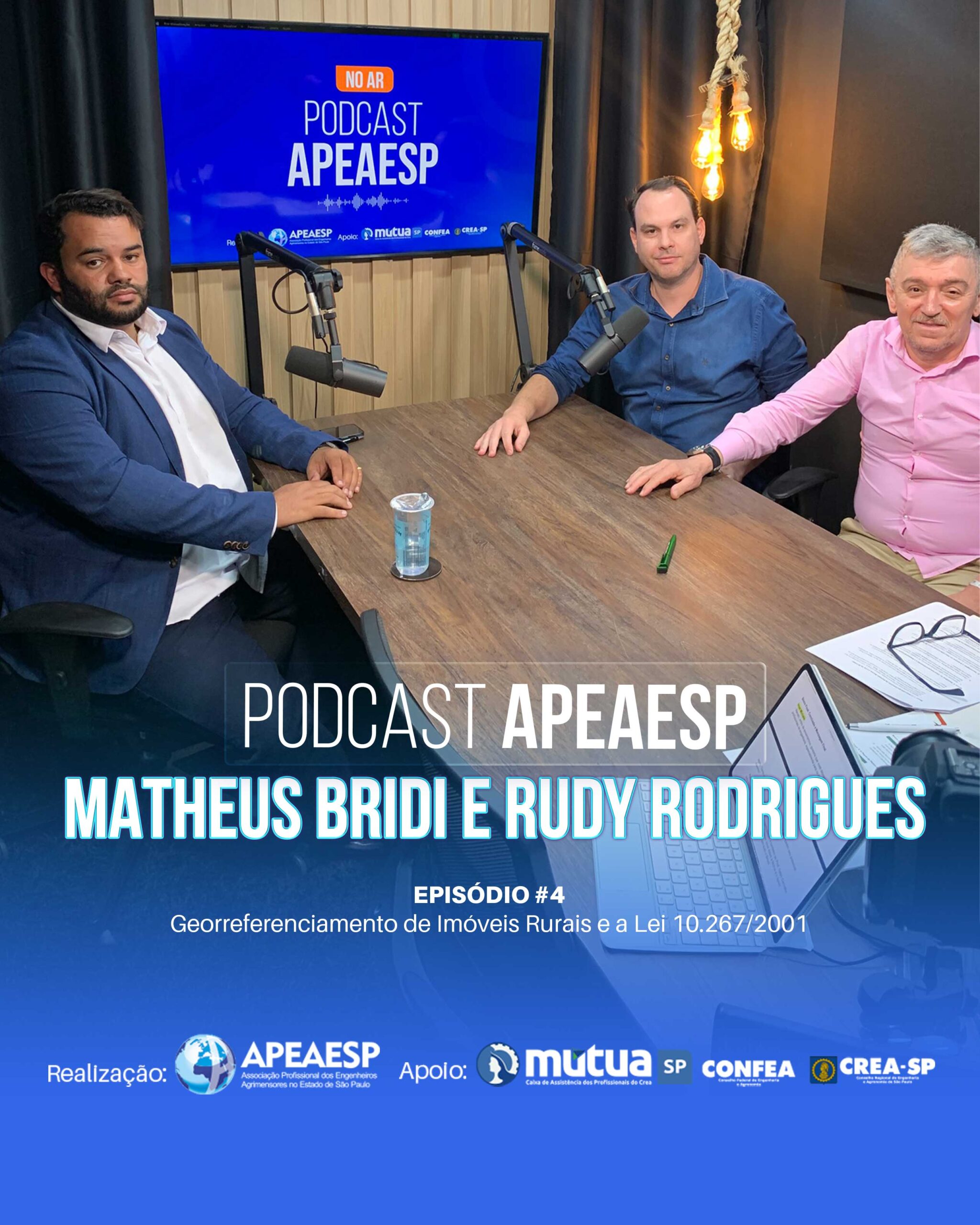 Divulgação do episódio 4, com Matheus Bridi e Rudy Rodrigues