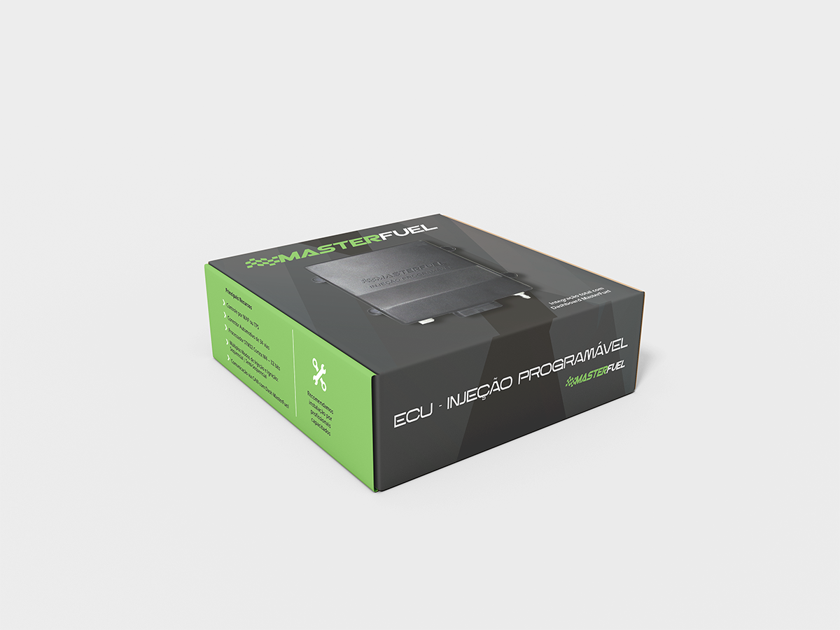 Caixa da ECU de injeção programável MasterFuel fechada