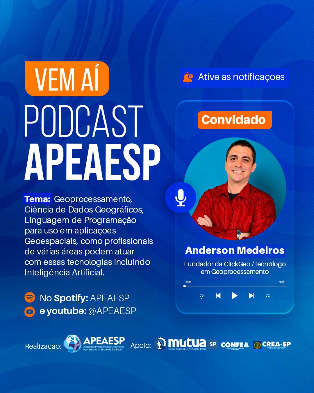 Post Vem aí com o convidado Anderson Medeiros