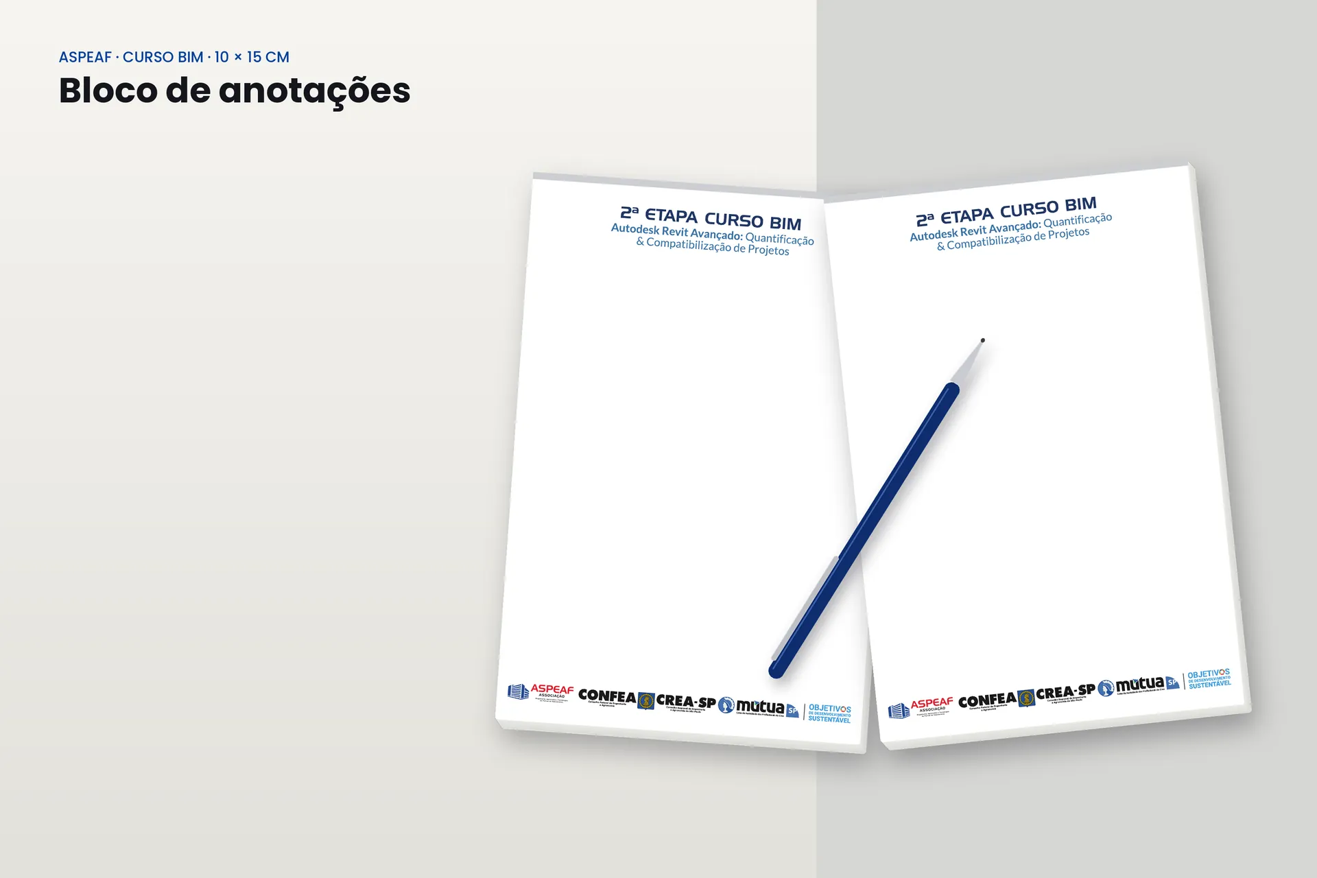 Bloco de anotações do Curso BIM